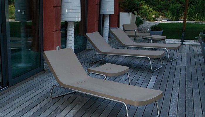 Time Out Chaise Lounge by Serralunga Furniture Outdoor Chaise